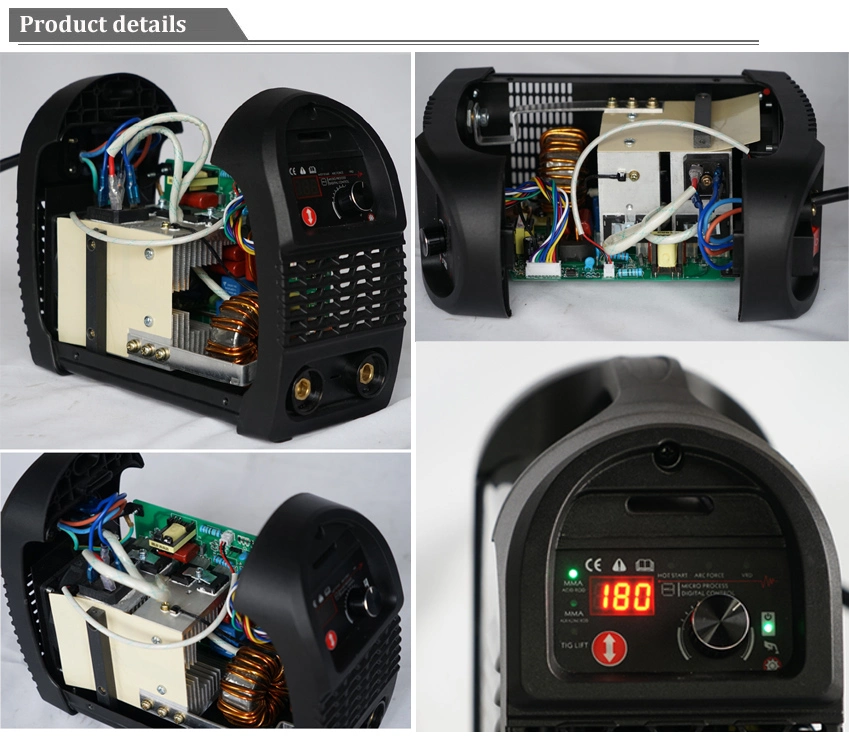 MMA Digital Synergy Electrode Welder IGBT Inverter Acid Alkaline Arc Force Ce 120A 140A 160A 180A 200A 220A Powerland Intelligent Welding Machine